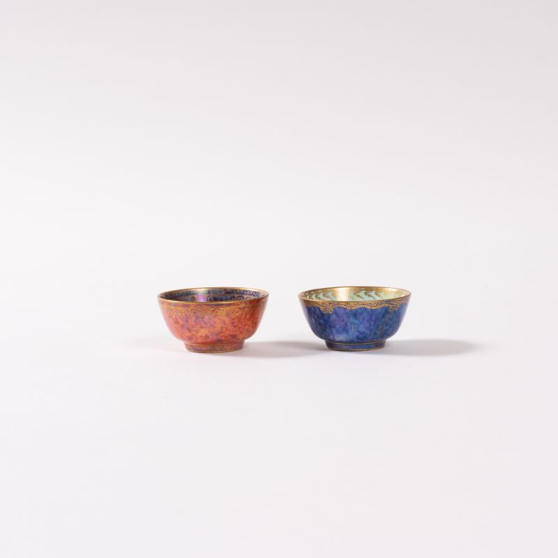 Wedgwood miniature lustre bowls, designed by Daisy Makeig-Jones