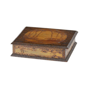 Pokerwood Box, Mulga wood c 1910