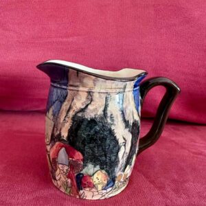 rare, doulton, gnomes pattern, earthenware,jug